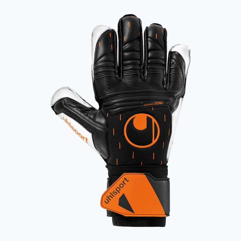 Guanti da portiere Uhlsport Speed Contact Soft Pro nero/bianco/neon orange 5