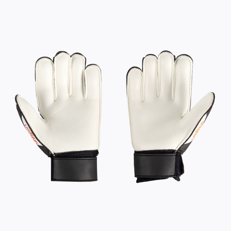 Uhlsport Speed Contact Starter Guanti da portiere morbidi nero/bianco/neon orange 2