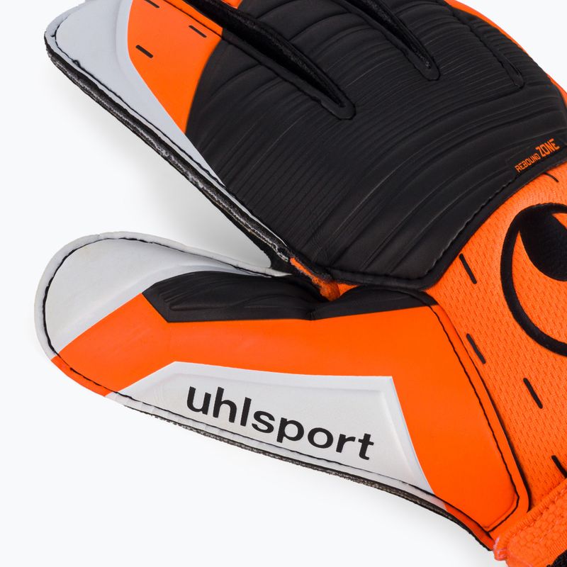 Guanti da portiere uhlsport Soft Resist+ arancio neon/bianco/nero 3