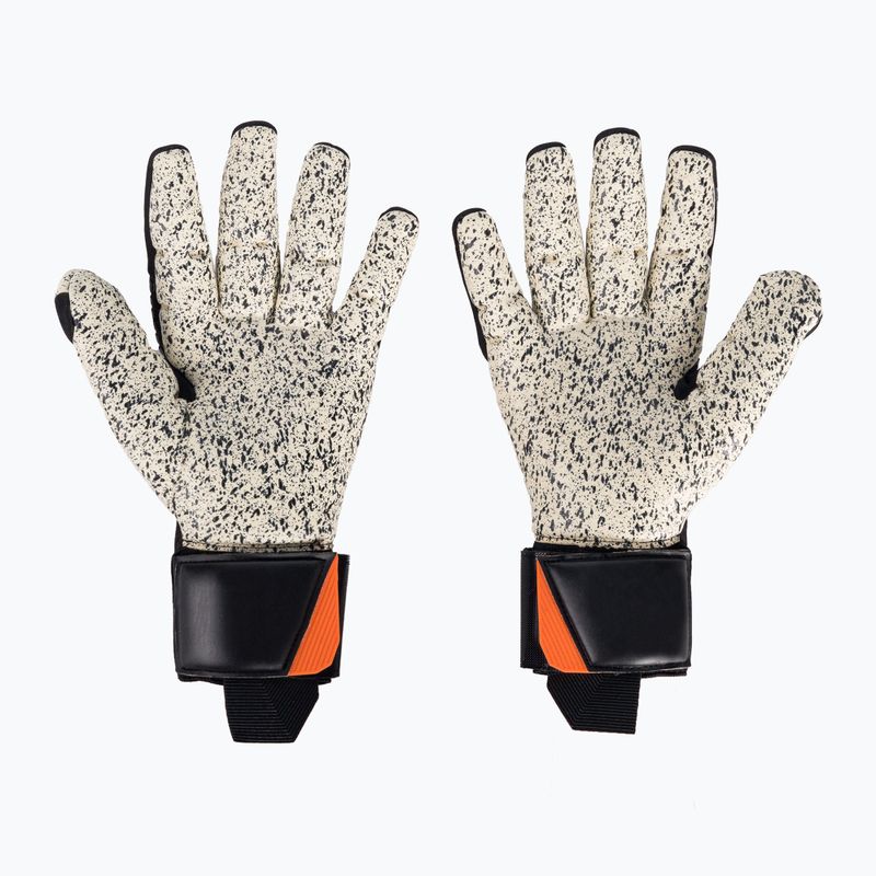 Guanto da portiere Uhlsport Speed Contact Supergrip+ Finger Surround nero/bianco/arancio 2