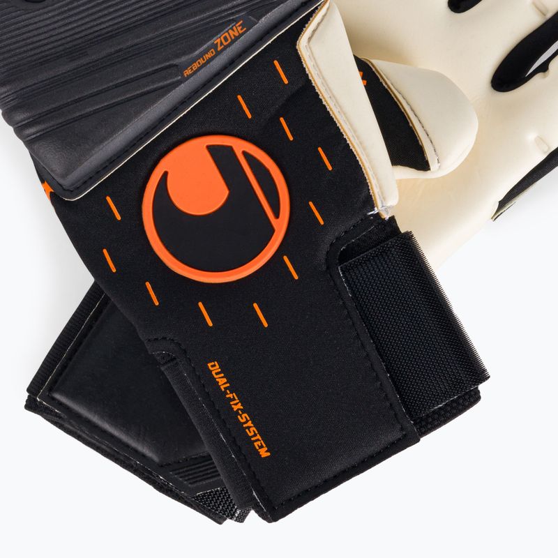 Uhlsport Speed Contact Absolutgrip Reflex guanti da portiere nero/bianco/arancio 4