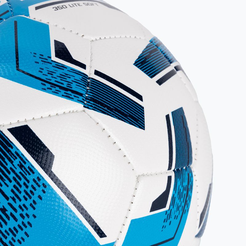Calcio uhlsport Lite Soft 350 bianco / ciano / marina dimensioni 5 3