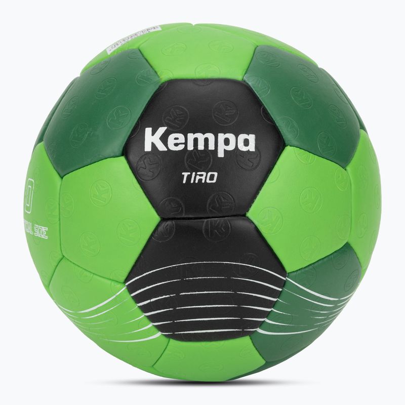 Pallamano Kempa Tiro verde neon/nero taglia 0