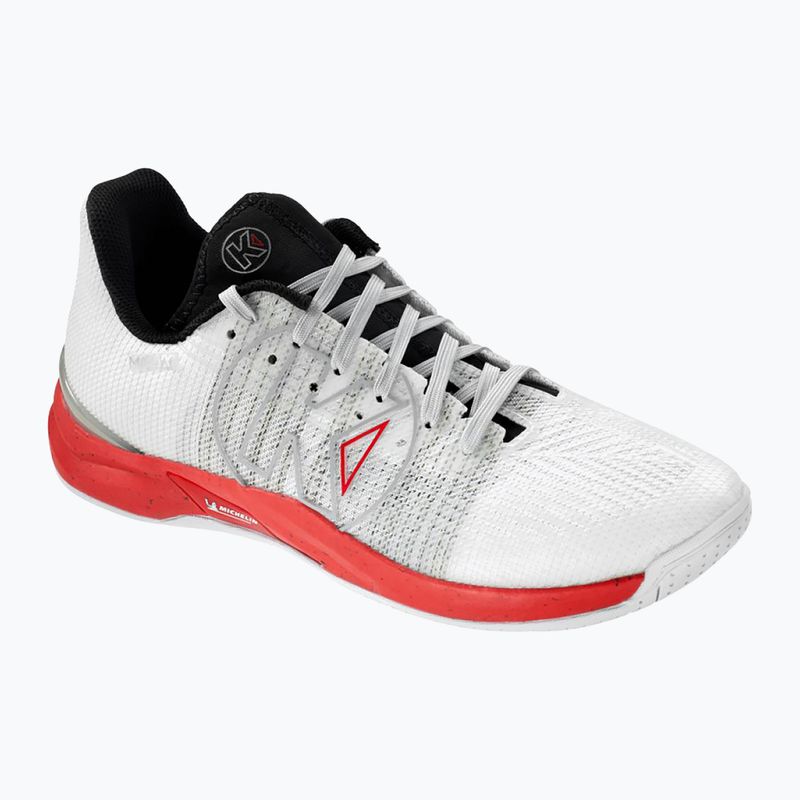 Scarpe da pallamano Kempa Attack One 2.0 uomo bianco/rosso 11