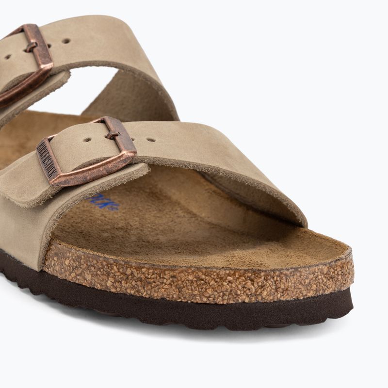 BIRKENSTOCK Arizona LEOI Infradito marrone tabacco stretto 7