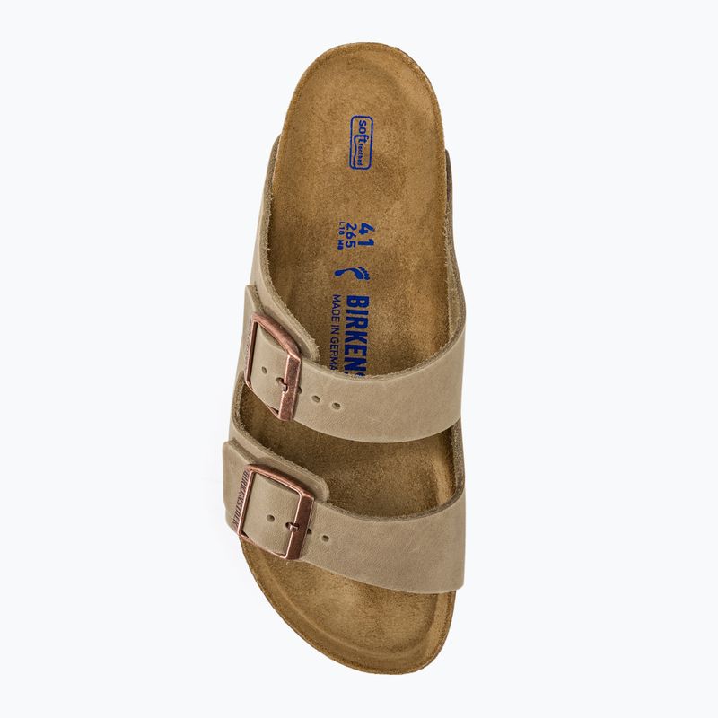 BIRKENSTOCK Arizona LEOI Infradito marrone tabacco stretto 5