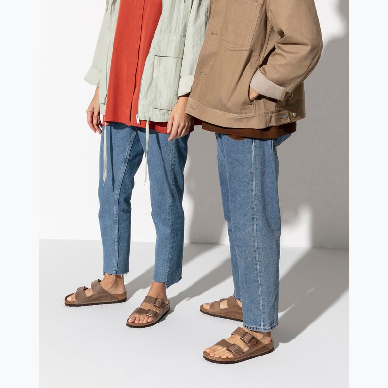 BIRKENSTOCK Arizona SFB LEOI Infradito marrone tabacco stretto 3
