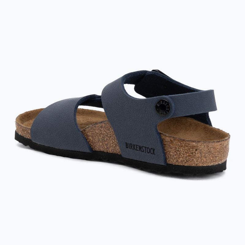 Sandali per bambini BIRKENSTOCK New York Birkibuc Narrow navy 3
