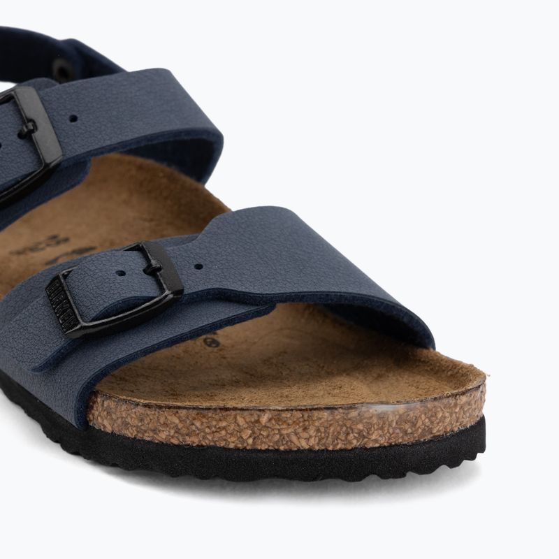 Sandali per bambini BIRKENSTOCK New York Birkibuc Narrow navy 7
