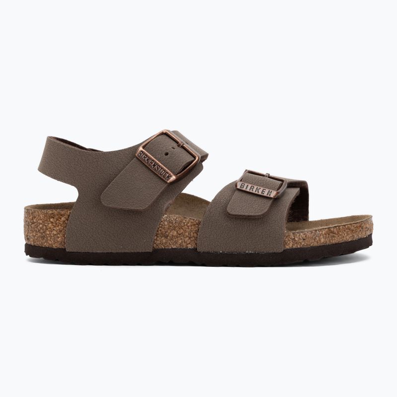 Sandali per bambini BIRKENSTOCK New York Birkibuc Narrow mocha 2