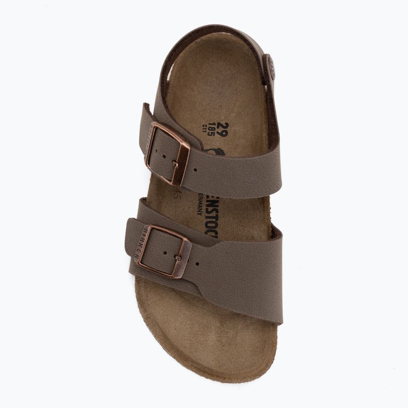 Sandali per bambini BIRKENSTOCK New York Birkibuc Narrow mocha 5