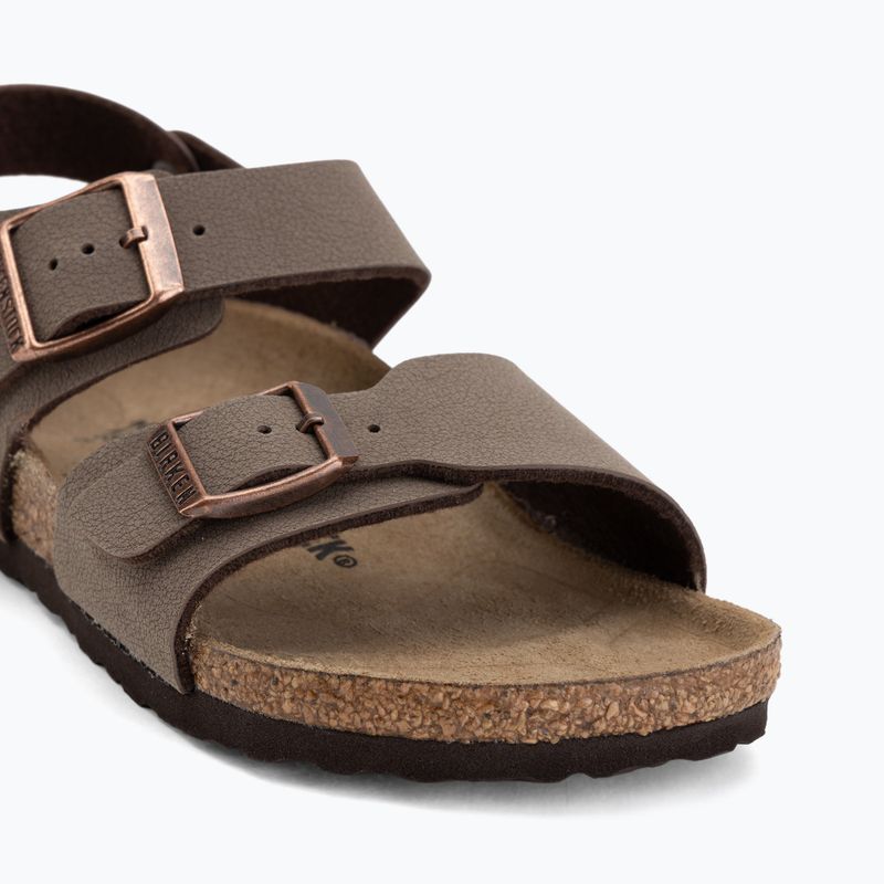 Sandali per bambini BIRKENSTOCK New York Birkibuc Narrow mocha 7