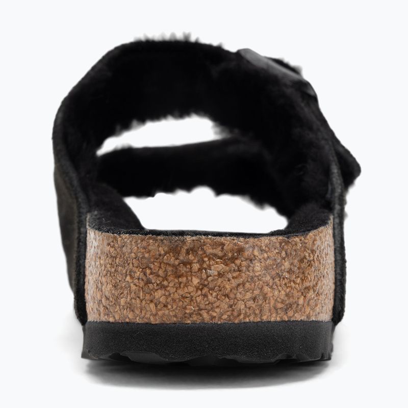 BIRKENSTOCK Arizona Shearling SL Infradito stretto nero 6