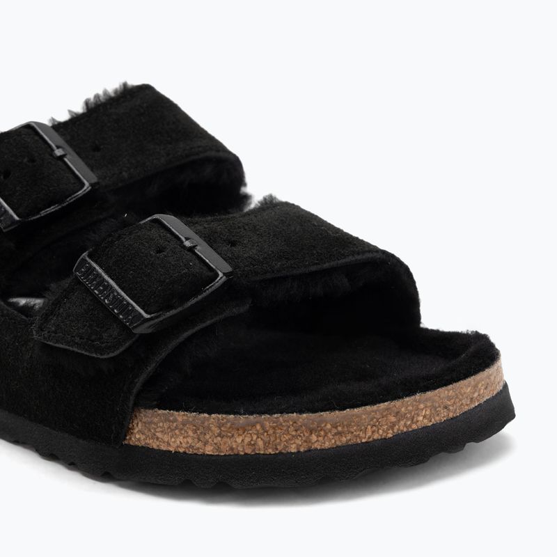BIRKENSTOCK Arizona Shearling SL Infradito stretto nero 7