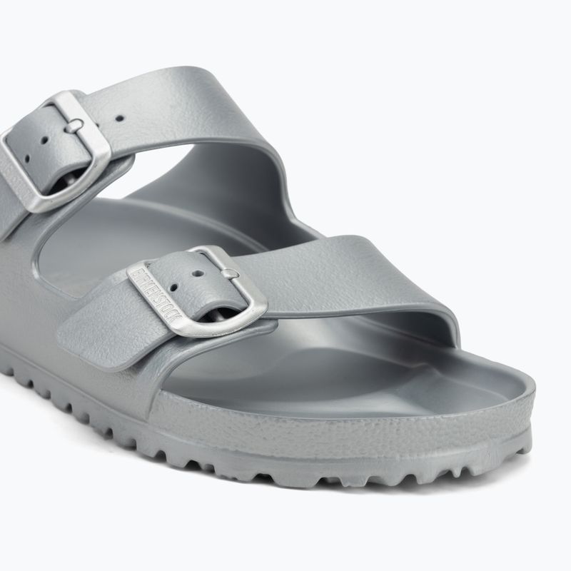 BIRKENSTOCK infradito Arizona EVA Metallic Regular argento metallizzato 7