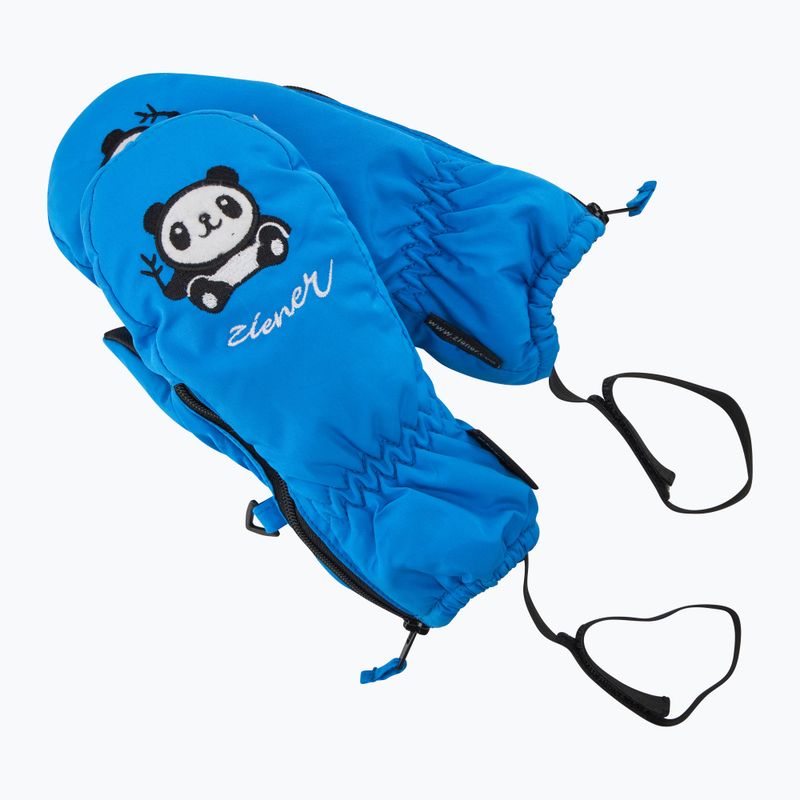 Guanti da sci per bambini ZIENER LE Zoo Minis blu persiano 6