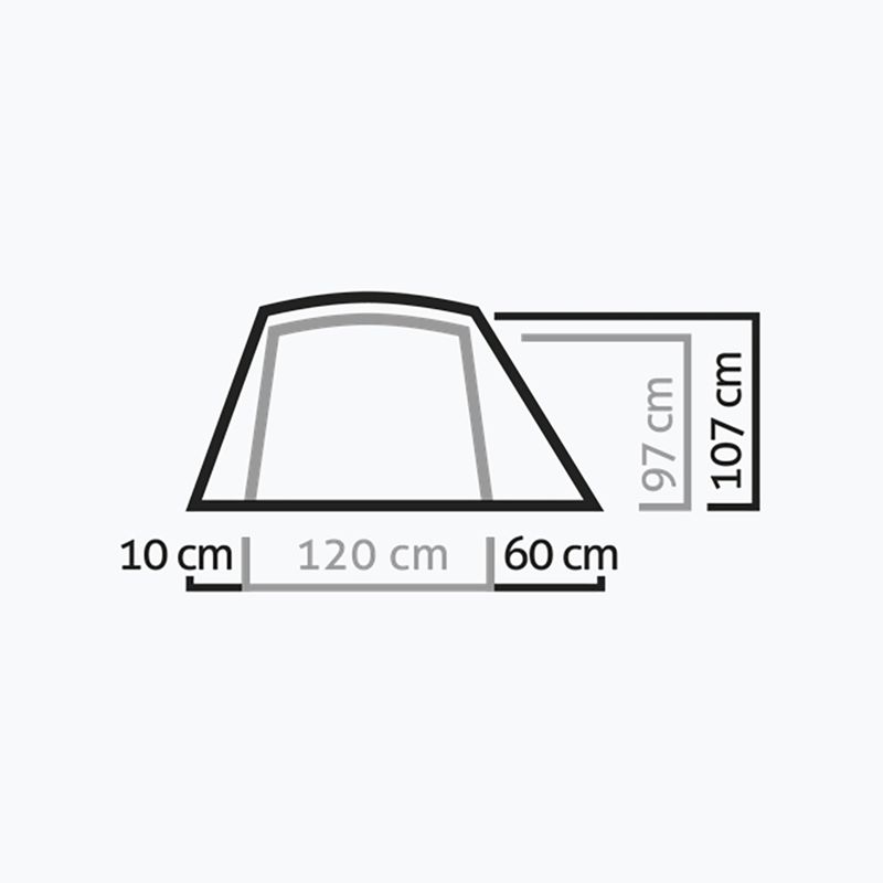 Tenda da trekking Salewa Micra II cactus/grigio 2 persone 2