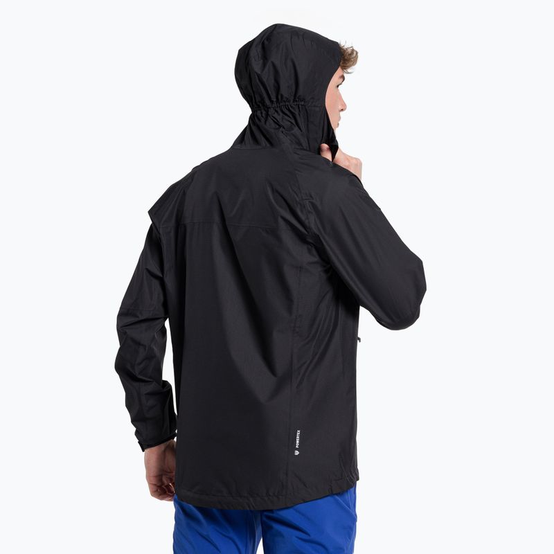 Giacca da pioggia Salewa da uomo Puez Aqua 3 PTX nero out 3