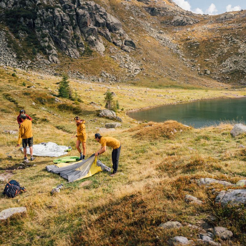 Salewa Litetrek III grigio chiaro/cactus Tenda da trekking per 3 persone 3