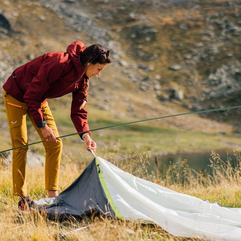 Salewa Litetrek III grigio chiaro/cactus Tenda da trekking per 3 persone 4