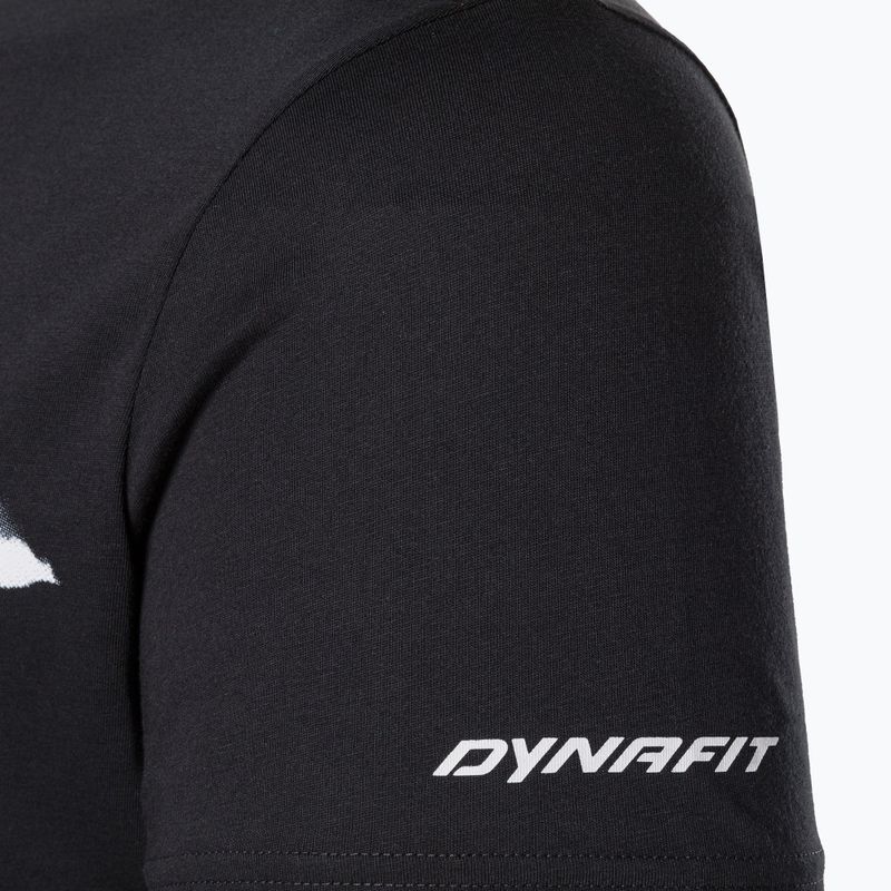 Maglietta DYNAFIT Graphic CO da uomo, nera/avanzata 4