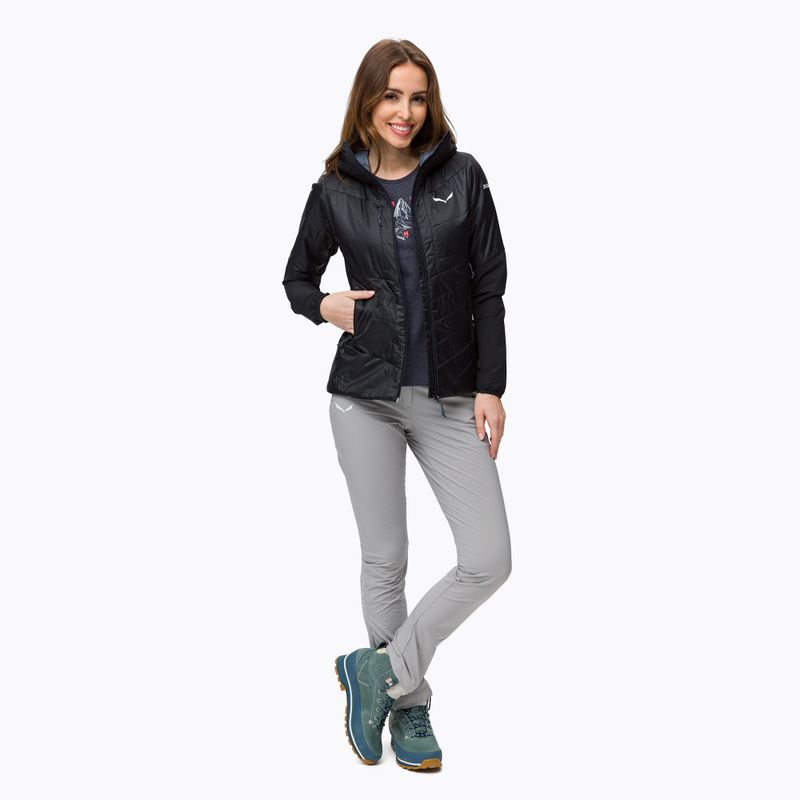Giacca Salewa Ortles Hybrid TWR donna nero out 2