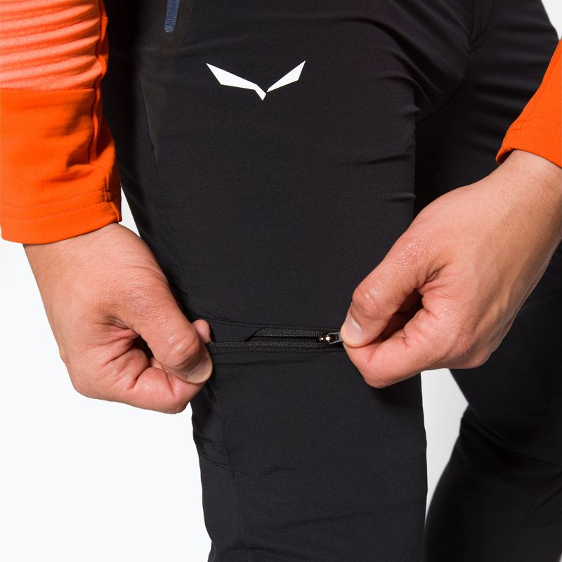 Pantaloni softshell da uomo Salewa Pedroc 3 DST 2/1 nero out 4