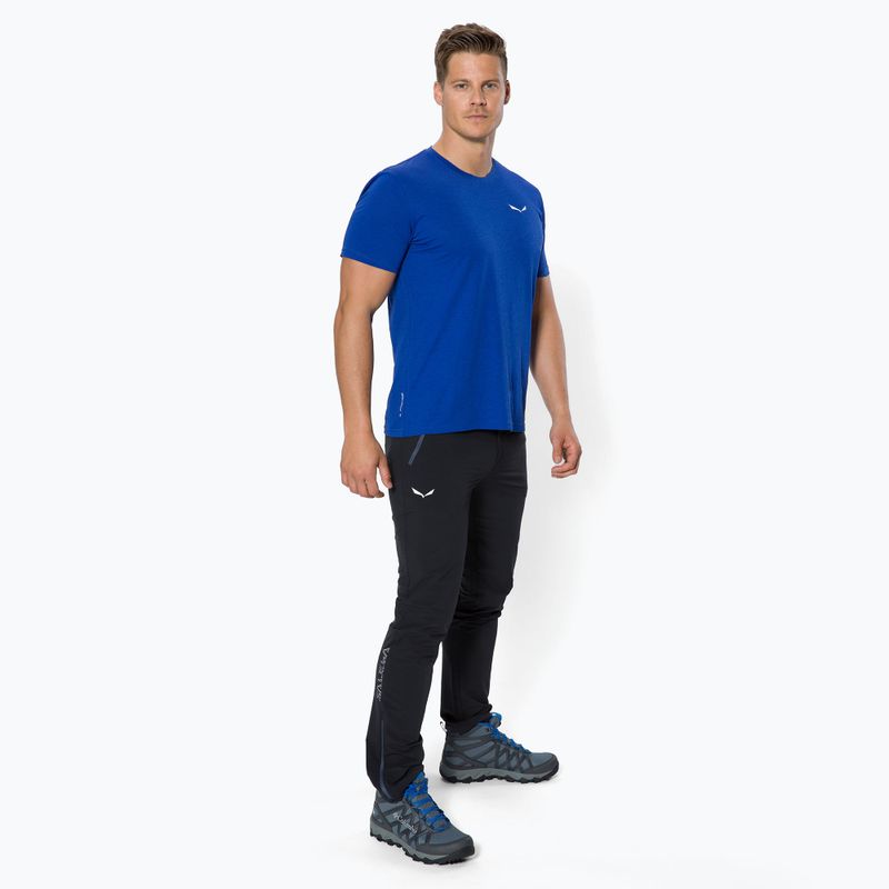 Pantaloni softshell da uomo Salewa Pedroc 3 DST nero out 2