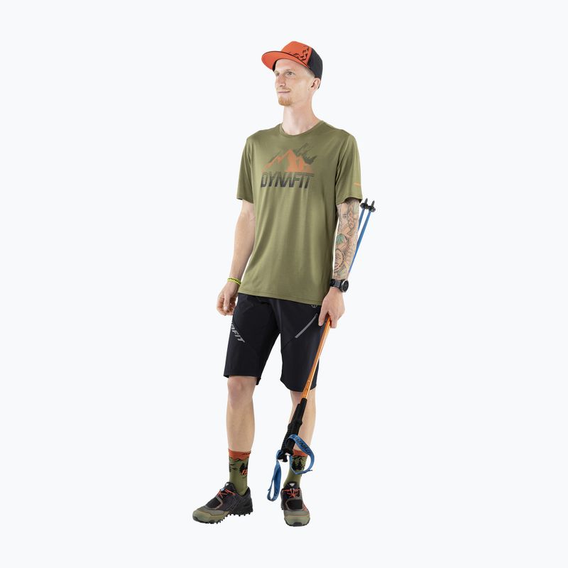 Pantaloncini da trekking DYNAFIT Transalper Hybrid da uomo, nero out