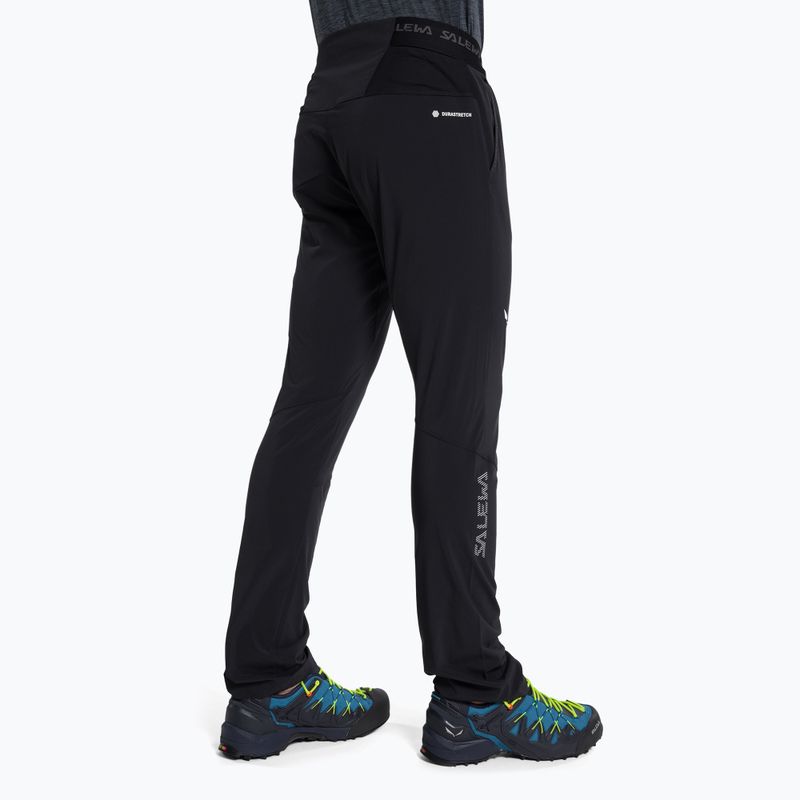 Pantaloni softshell da uomo Salewa Pedroc Light nero out 3