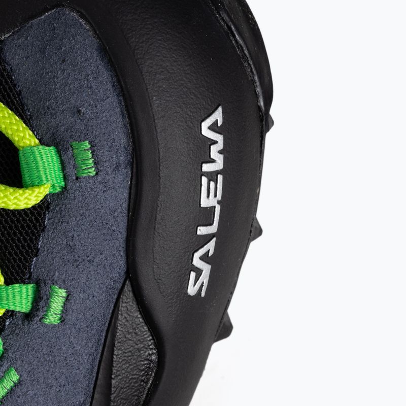 Scarpa da avvicinamento Salewa Wildfire Edge da uomo, blu ombra/giallo fluo 7