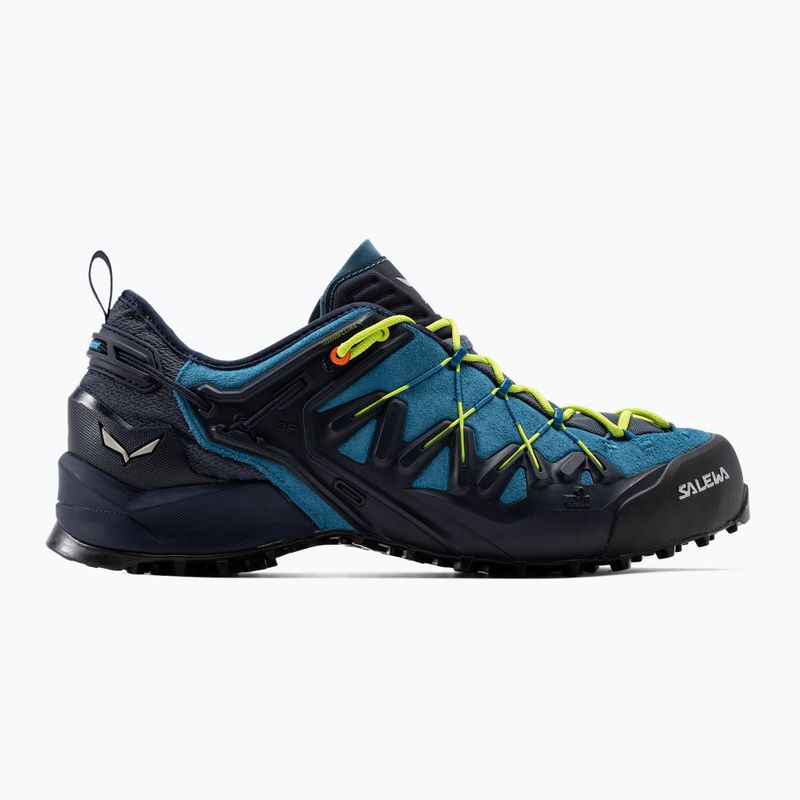 Scarpa da avvicinamento Salewa Wildfire Edge premium navy/giallo fluo da uomo 2