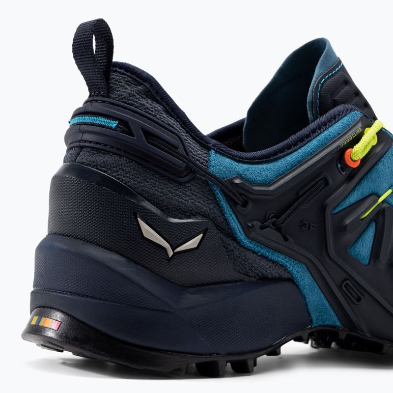 Scarpa da avvicinamento Salewa Wildfire Edge premium navy/giallo fluo da uomo 8