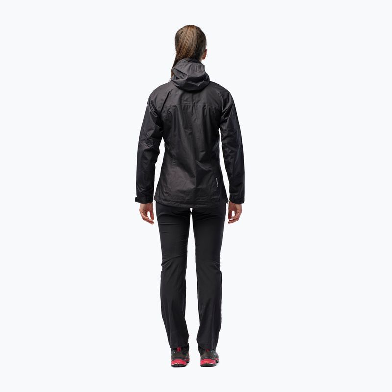 Giacca da pioggia Salewa da donna Puez Aqua 3 PTX nero/fluo corallo 3