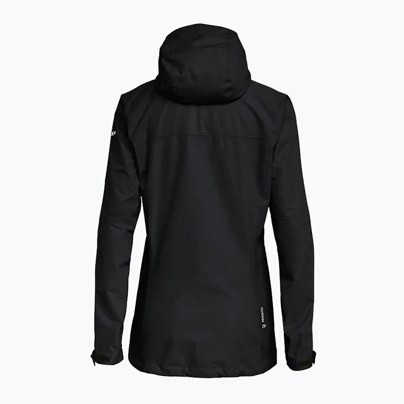 Giacca da pioggia Salewa da donna Puez Aqua 3 PTX nero/fluo corallo 8