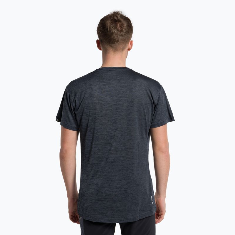 Camicia Salewa Puez Melange Dry da uomo, nera/936 3
