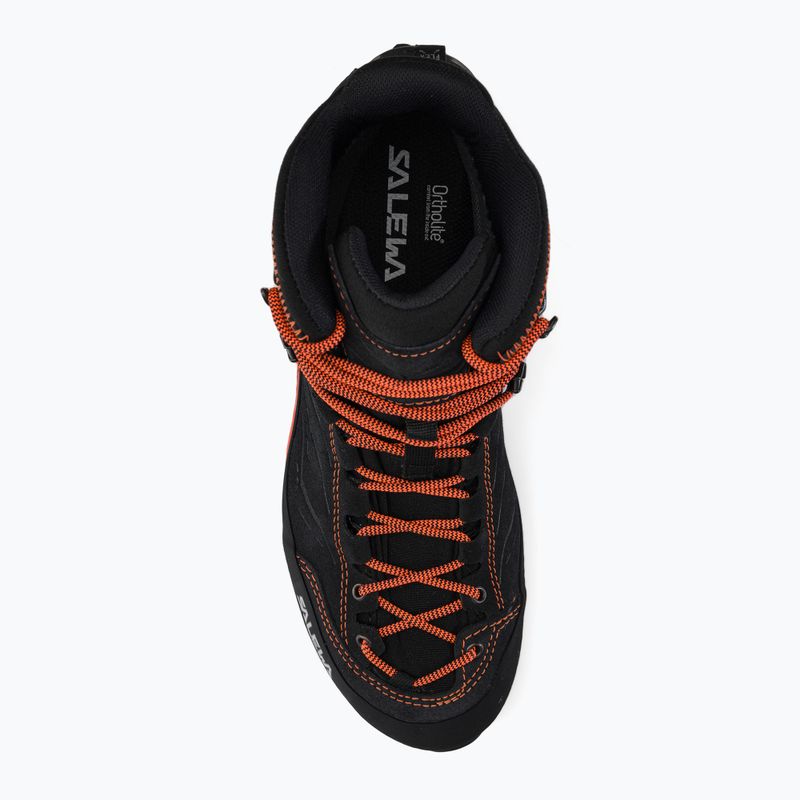 Scarpone da trekking Salewa MTN Trainer Mid GTX asfalto/arancio fluo uomo 6