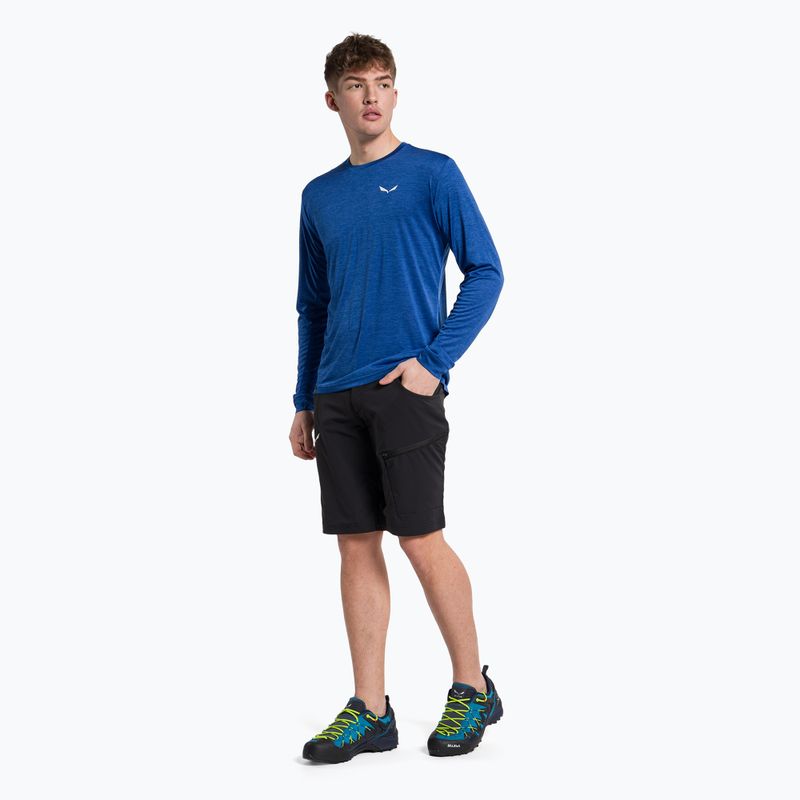 Pantaloncini da trekking Salewa Agner Light black out da uomo 2