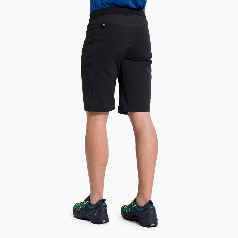 Pantaloncini da trekking Salewa Agner Light black out da uomo 3