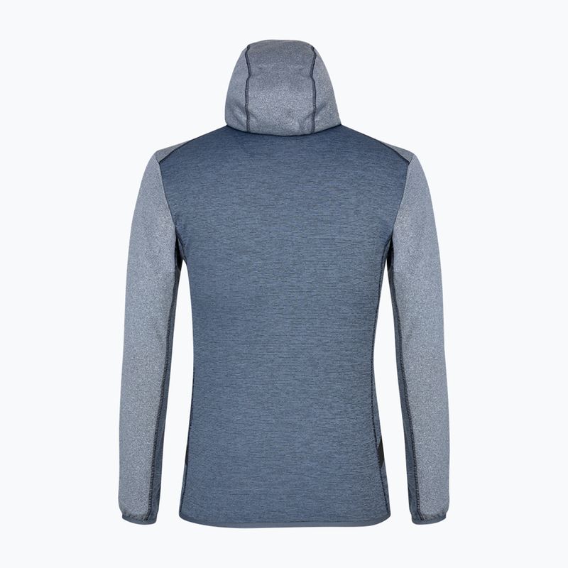 Felpa trekking Salewa da uomo Puez Melange PL FZ Hoody premium navy melange 5