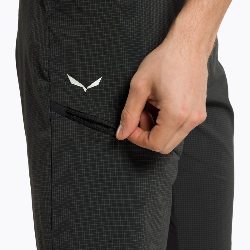 Pantaloncini da trekking da uomo Salewa Puez 3 nero out 4