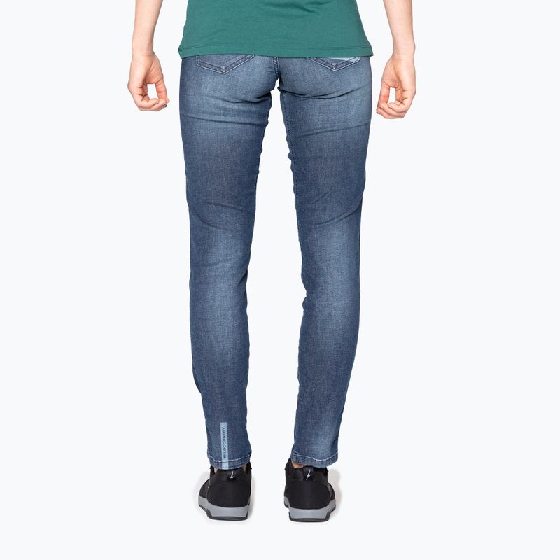 Pantaloni da arrampicata da donna Wild Country Session Denim jeans blu chiaro 2