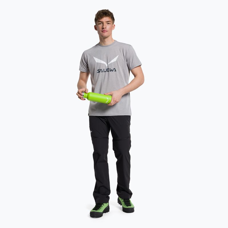 Camicia da trekking Salewa Solidlogo Dry grigio erica da uomo 2