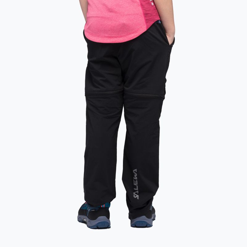 Pantaloni softshell Salewa da bambino Agner DST 2/1 nero out 2