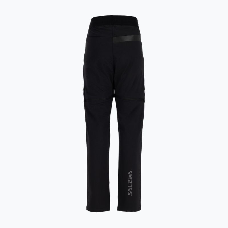 Pantaloni softshell Salewa da bambino Agner DST 2/1 nero out 5