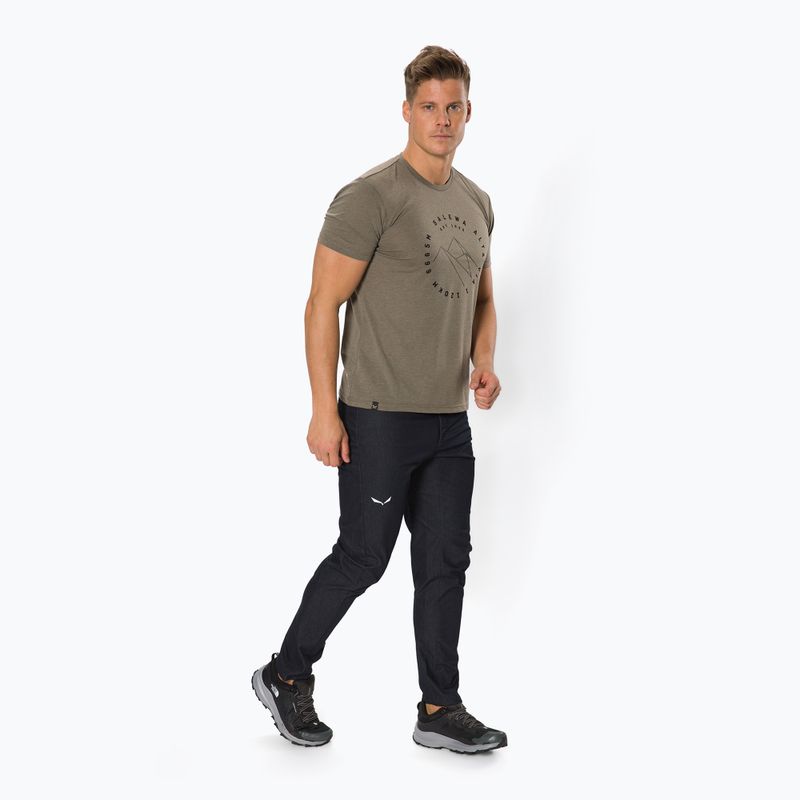 Pantaloni da arrampicata da uomo Salewa Agner Denim 2 jeans blu chiaro 2