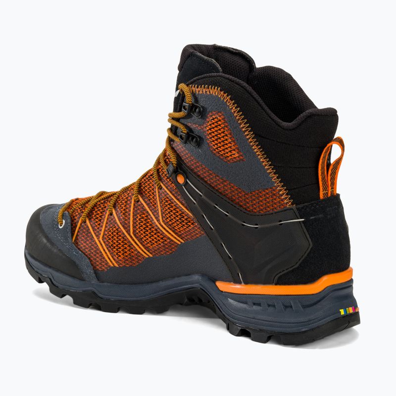 Scarpe da trekking da uomo Salewa MTN Trainer Lite Mid GTX nero/carota 3