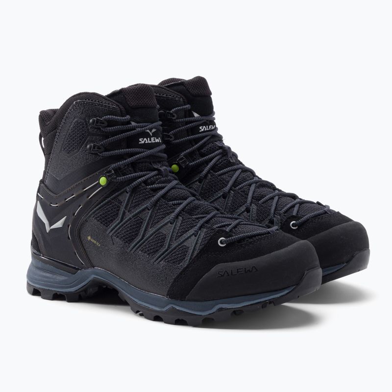 Scarpe da trekking da uomo Salewa MTN Trainer Lite Mid GTX nero/nero 5