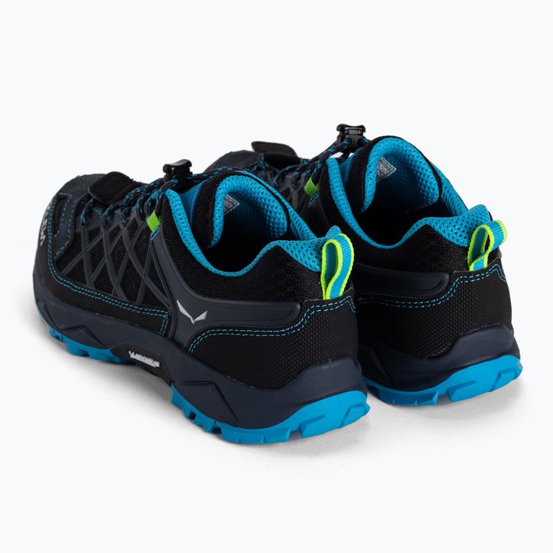 Scarponi da trekking Salewa Wildfire ombre blue/fluo green per bambini 3