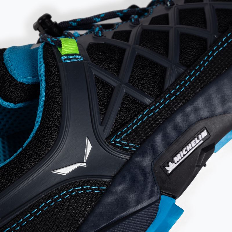 Scarponi da trekking Salewa Wildfire ombre blue/fluo green per bambini 7